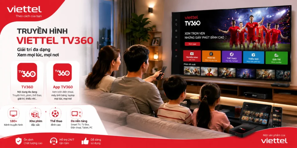 gia dinh xem tv360